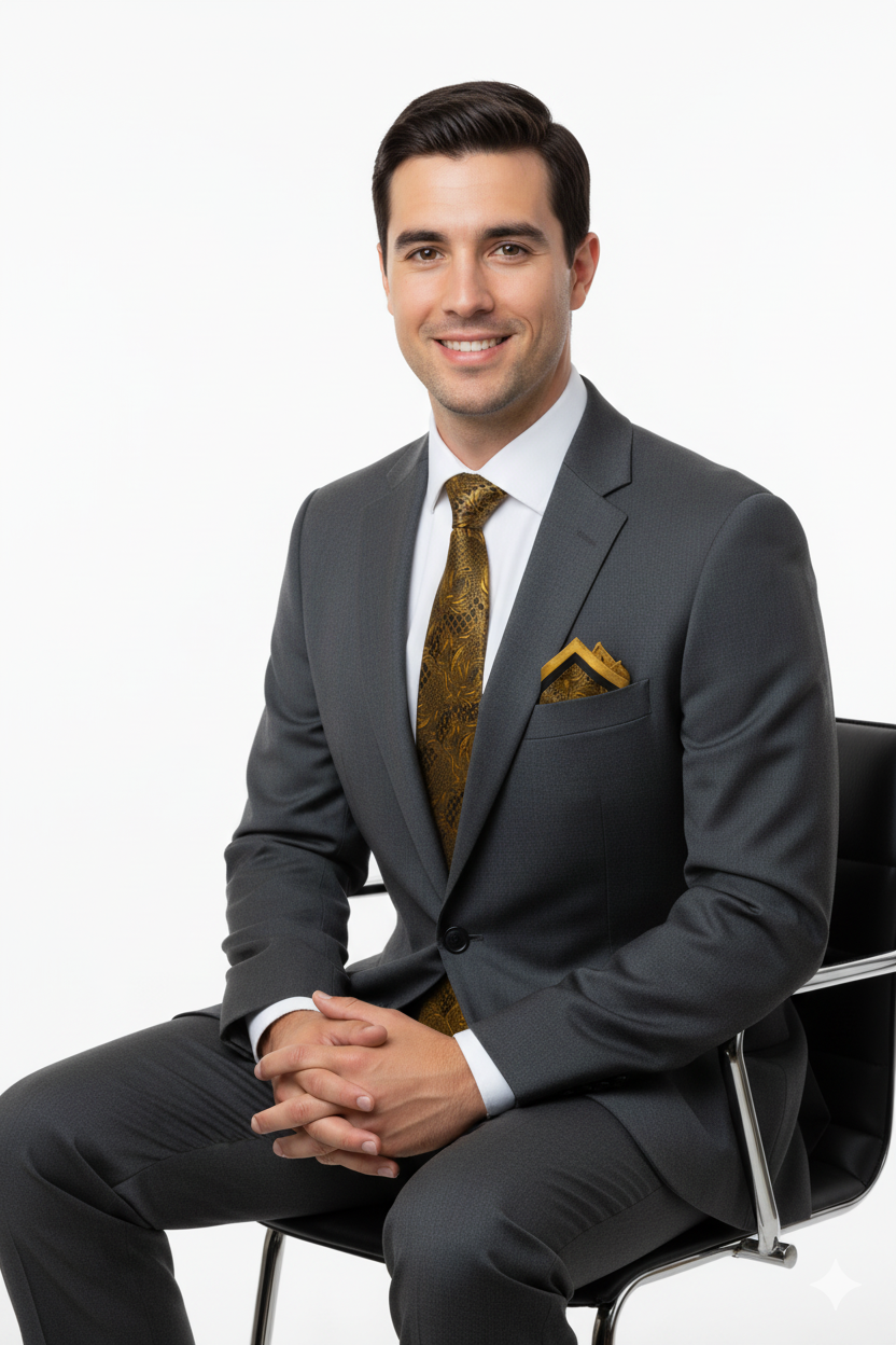 Oppland Erkek Kravat Klasik Mendilli Şık Kolay Şekil Alabilen Leke Tutmaz Zirve Model Uyumlu Geniş Tasarım